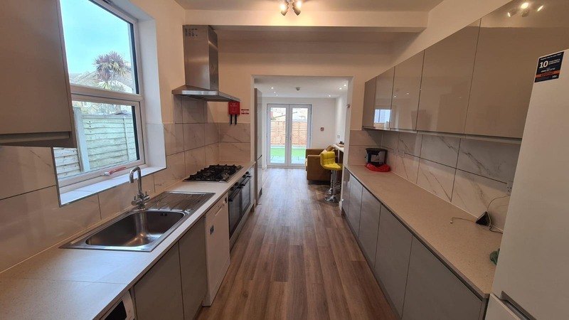 New kitchen in a 6 bed HMO conversion in Southend-on-Sea