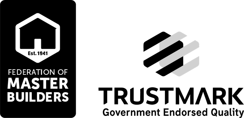 Federation of Master Builders and TrustMark logos