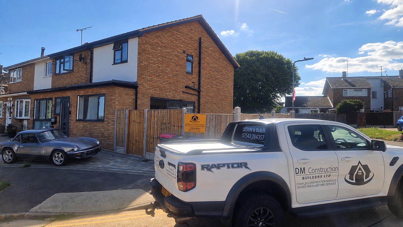 Building project by DM Construction Builders in Southend-on-Sea
